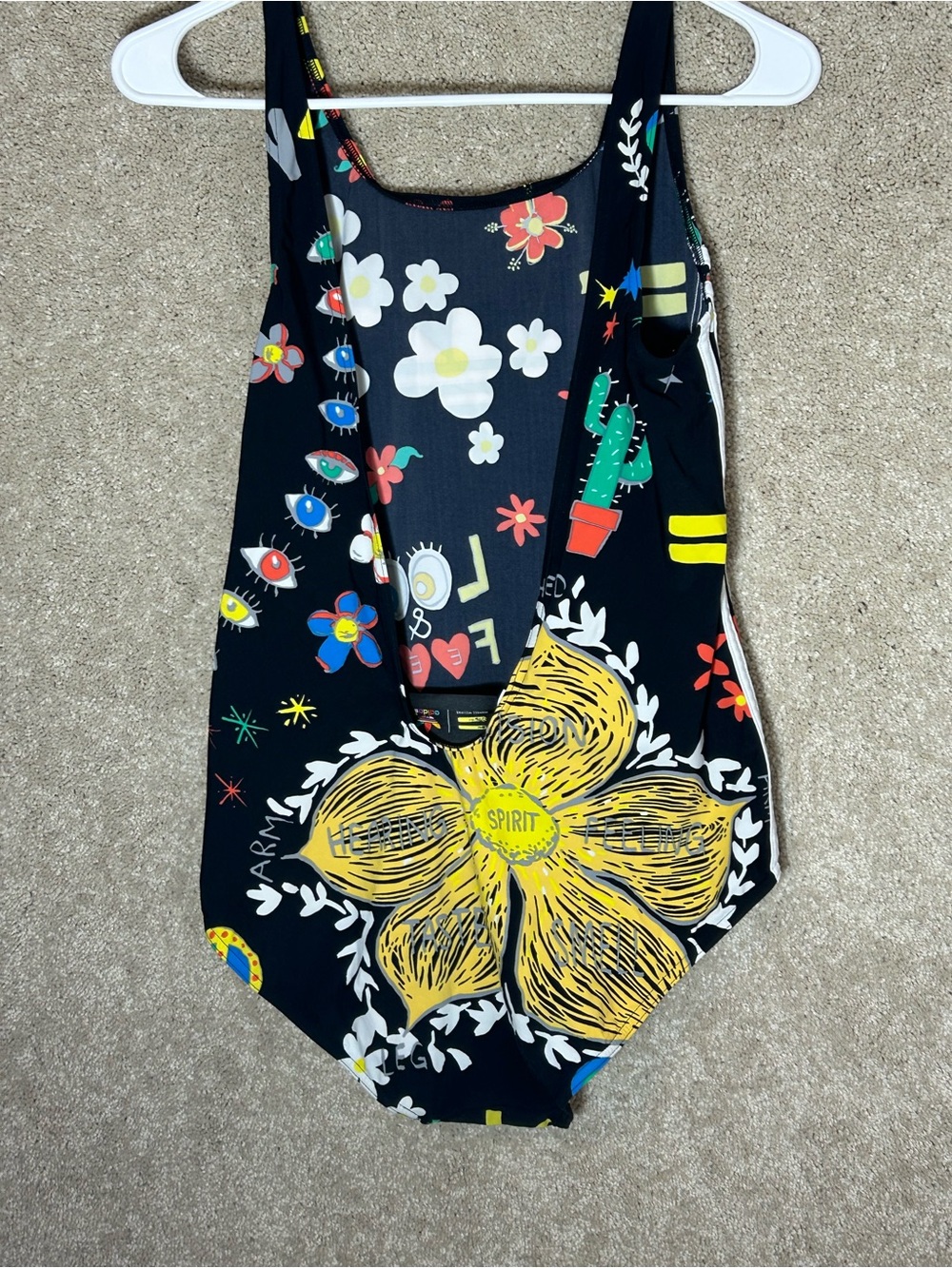 Adidas Originals x Pharrell Williams Artist Suit Swimsuit Sz L. Look & Feel - Picture 3 of 4